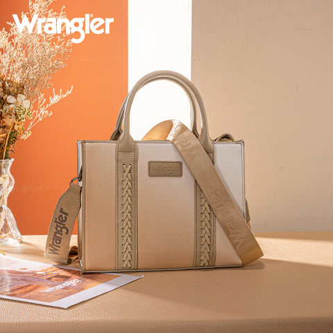 PRE-ORDER WG308-8120S  Wrangler Ombre Western Tote/Crossbody - Khaki