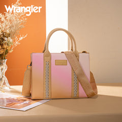 PRE-ORDER WG308-8120S  Wrangler Ombre Western Tote/Crossbody -Tan