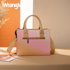PRE-ORDER WG308-8120S  Wrangler Ombre Western Tote/Crossbody -Tan