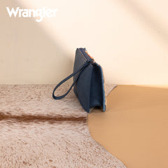 WG275-181  Wrangler Sherpa Aztec Canvas  Clutch -Jean