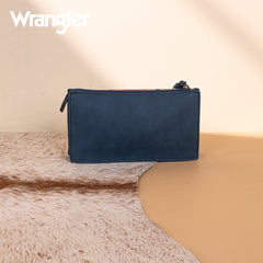 WG275-181  Wrangler Sherpa Aztec Canvas  Clutch -Jean