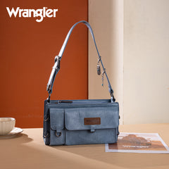 WG300-523  Wrangler Buckle Charm Small Shoulder Bag - Jean