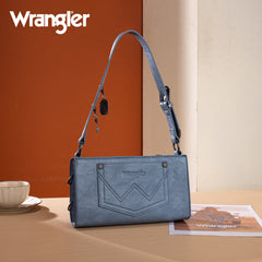 WG300-523  Wrangler Buckle Charm Small Shoulder Bag - Jean