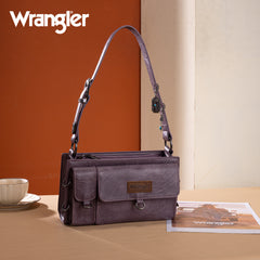 WG300-523  Wrangler Buckle Charm Small Shoulder Bag - Purple