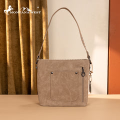 MW1335G-918  Montana West Embossed Collection Hobo Shoulder Bag