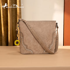 MW1335G-918  Montana West Embossed Collection Hobo Shoulder Bag
