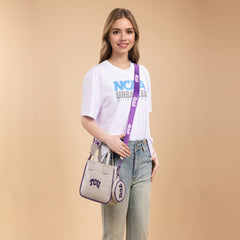 NC-TCU014GY  Texas Christian University Horned Frogs  Tote/Crossbody Bag -Grey
