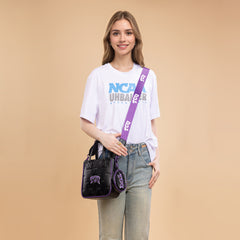 NC-TCU014BK  Texas Christian University Horned Frogs  Tote/Crossbody Bag -Black
