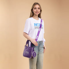 NC-TCU014PP   Texas Christian University Horned Frogs  Tote/Crossbody Bag -Purple
