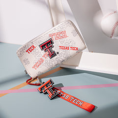 NC-TTU011BG  University of Texas Tech Red Raiders Wallet/Wristlet- Beige