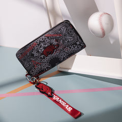 NC-AFU011BK University of Arkansas Razorbacks Wallet/Wristlet - Black