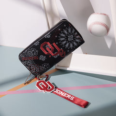 NC-OU011BK University of Oklahoma Sooners Wallet/Wristlet - Black