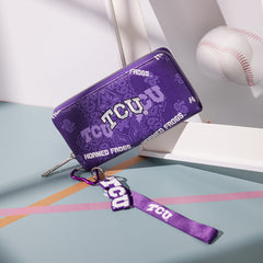 NC-TCU011PP Texas Christian University Horned Frogs Wallet/Wristlet- Purple