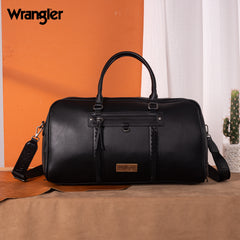 WG185-5110 Wrangler Whipstitch  Collection Duffle Bag -Black