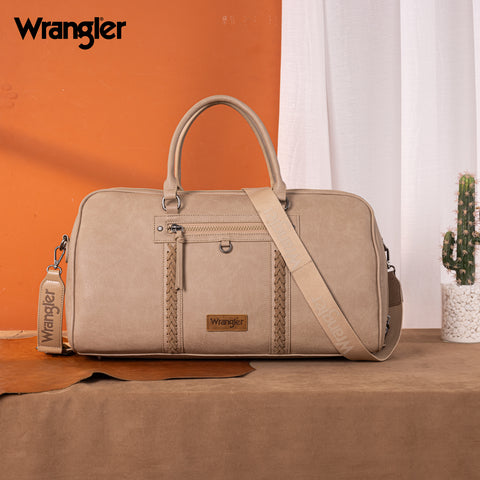 WG185-5110 Wrangler Whipstitch  Collection Duffle Bag -Khaki