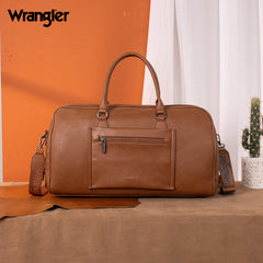 WG185-5110 Wrangler Whipstitch  Collection Duffle Bag -Brown