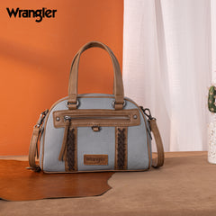 WG185-5112 Wrangler Whipstitch  Collection Satchel/Crossbody Bag -Jean