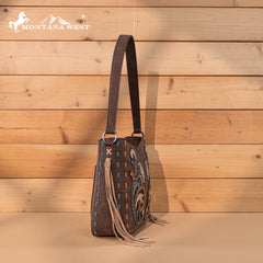 MW1348-918  Montana West Embroidered Hobo Bag