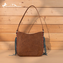 MW1348-918  Montana West Embroidered Hobo Bag