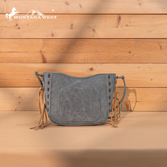 MW1348-8360  Montana West Embroidered Crossbody