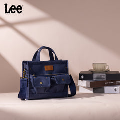 LEE53-001   LEE  Waxed Canvas Tote/Crossbody
