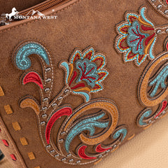 MW1348-918  Montana West Embroidered Hobo Bag