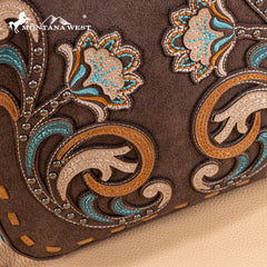 MW1348-918  Montana West Embroidered Hobo Bag