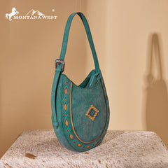 MW1359-918   Montana West Western Aztec Cut-Out Hobo Shoulder Bag