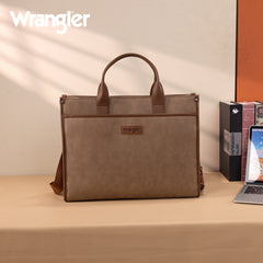 WG288-8119  Wrangler Carry-All Large Tote Work Tote /Crossbody - Khaki