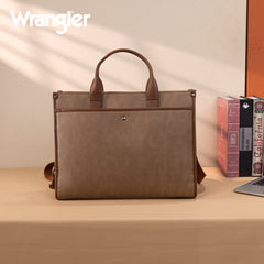 WG288-8119  Wrangler Carry-All Large Tote Work Tote /Crossbody - Khaki