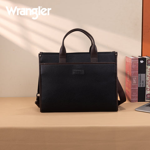 WG288-8119  Wrangler Carry-All Large Tote Work Tote /Crossbody - Black