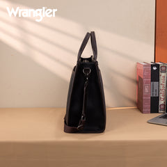 WG288-8119  Wrangler Carry-All Large Tote Work Tote /Crossbody - Black