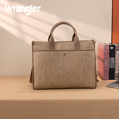WG288-8119  Wrangler Carry-All Large Tote Work Tote /Crossbody - Tan