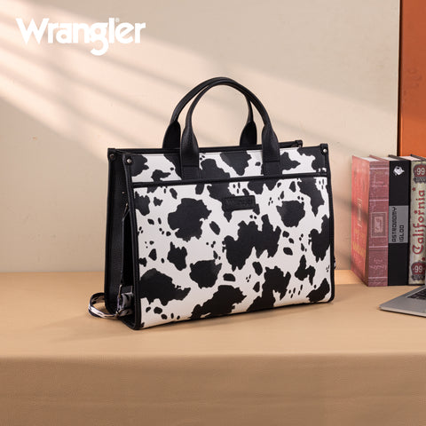 WG288-8119  Wrangler Carry-All Large Tote Work Tote /Crossbody - Cow-Black
