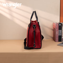 WG288-8119  Wrangler Carry-All Large Tote Work Tote /Crossbody - Red