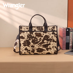 WG288-8119  Wrangler Carry-All Large Tote Work Tote /Crossbody - Cow-Coffee