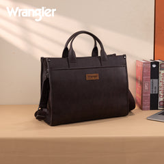 WG288-8119  Wrangler Carry-All Large Tote Work Tote /Crossbody - Coffee