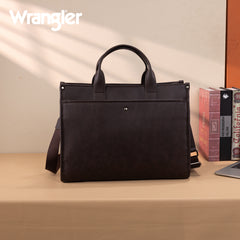 WG288-8119  Wrangler Carry-All Large Tote Work Tote /Crossbody - Coffee