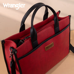 WG288-8119  Wrangler Carry-All Large Tote Work Tote /Crossbody - Red