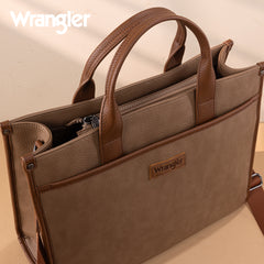 WG288-8119  Wrangler Carry-All Large Tote Work Tote /Crossbody - Khaki