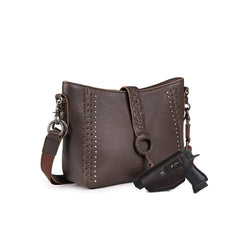 MWL-G001 Montana West Genuine Leather Collection Concealed Carry Hobo/Crossbody