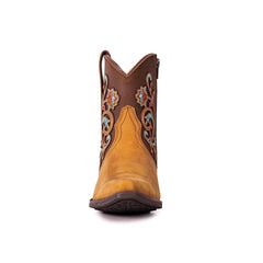 MWB6013  Montana West Women's Western Embroidered Cowgirl Boots - Full Grain Leather, Snip Toe