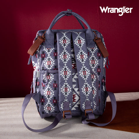 WG2204-9110  W Wrangler Aztec Printed Callie Backpack - Lavender