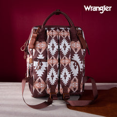 Wrangler Allover Aztec Dual Sided Backpack - Montana West World