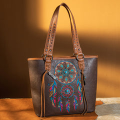 MW1241G-8317  Montana West Dream Catcher Collection Concealed Carry Tote