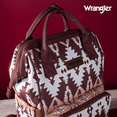 Wrangler Allover Aztec Dual Sided Backpack - Montana West World