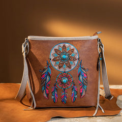 MW1241G-9360  Montana West Dream Catcher Collection Concealed Carry Crossbody