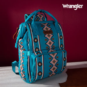 Wrangler Allover Aztec Dual Sided Backpack - Montana West USA
