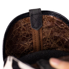 MWB6001  Montana West Women's Western Cow Print Cowgirl Boots - Full Grain Leather, Snip Toe