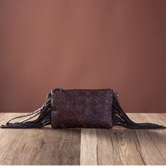 MW1217-181 Montana West Tooled Collection Clutch/Crossbody